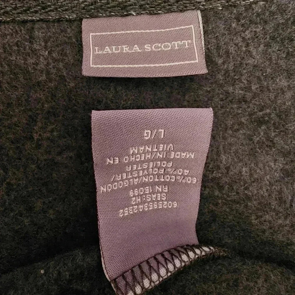 Laura Scott Sherpa Jacket L NWT - Picture 5 of 6